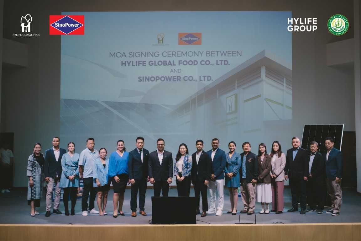 Read more about the article Hylife Global Food Signs MOA with Sinopower to Install Solar Panels for Green Factory